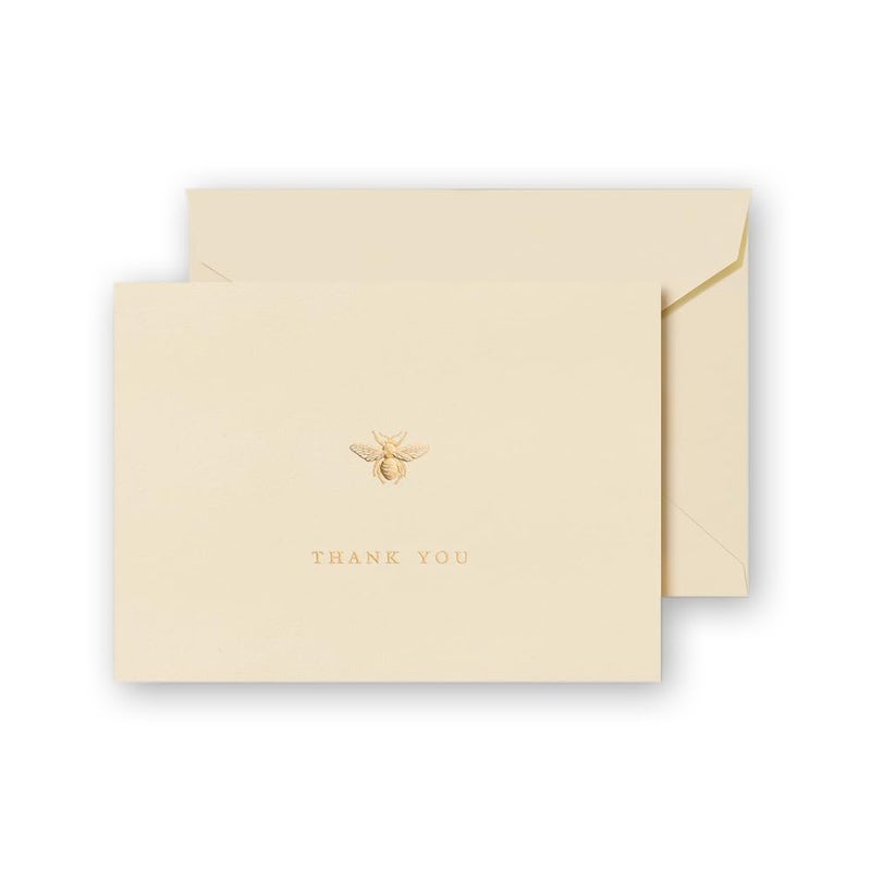 Crane & Co. Engraved Bumble Bee Thank You Note (CT1644) - Image 1
